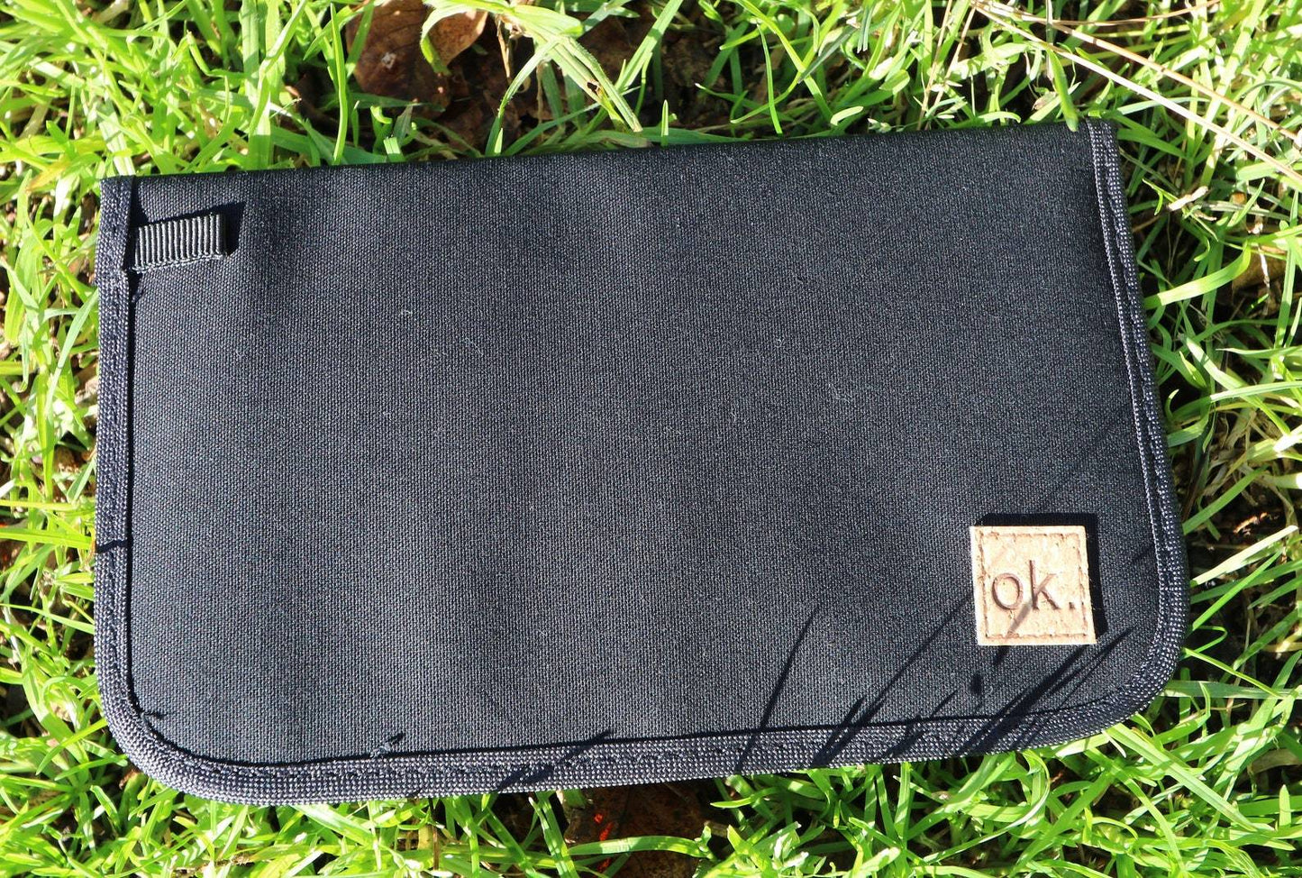 Large DOUBLE LAYERED EMF/rf/RFID Blocking Phone Wallet Envelope Sleeve Made with Natural Canvas Block Radiation from Mobile Phone Faraday Bag