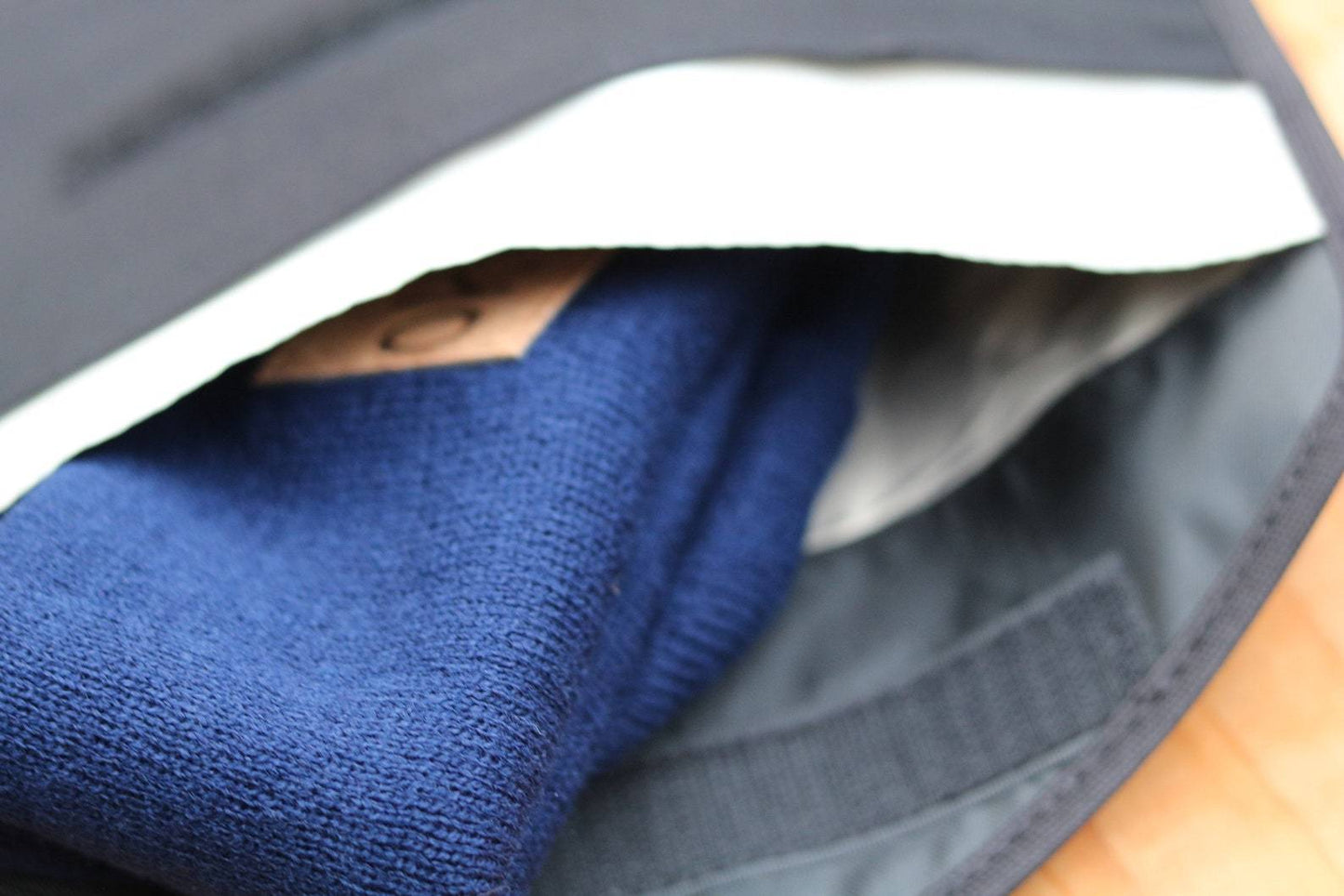 Large DOUBLE LAYERED EMF/rf/RFID Blocking Phone Wallet Envelope Sleeve Made with Natural Canvas Block Radiation from Mobile Phone Faraday Bag
