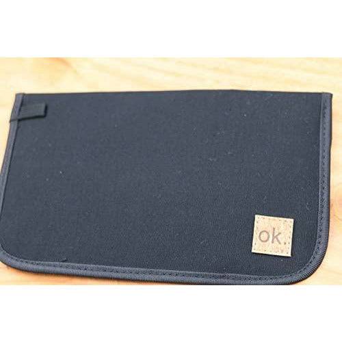 Large EMF/rf/RFID Blocking Phone Wallet Envelope Sleeve Made with Natural Canvas Block Radiation from Mobile Phone 5G cellphones Faraday Bag (XL-Phone-Pouch) free shipping - EMF protection block 5g radiation shield faraday okbeanie ok. - okbeanie